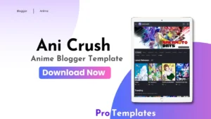 Anicrush Anime Blogger Template Free Download