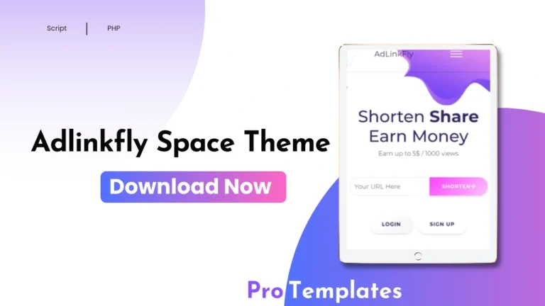 AdLinkFly Space Theme