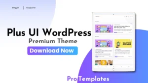 Plus UI Premium WordPress Theme Free Download